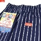 COOKMAN WIDE CHEF PANTS STRIPE NAVY
