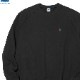 RADIALL CHARMS - CREW NECK SWEATSHIRT L/S (INK BLACK) [RAD-24AW-CUT016]