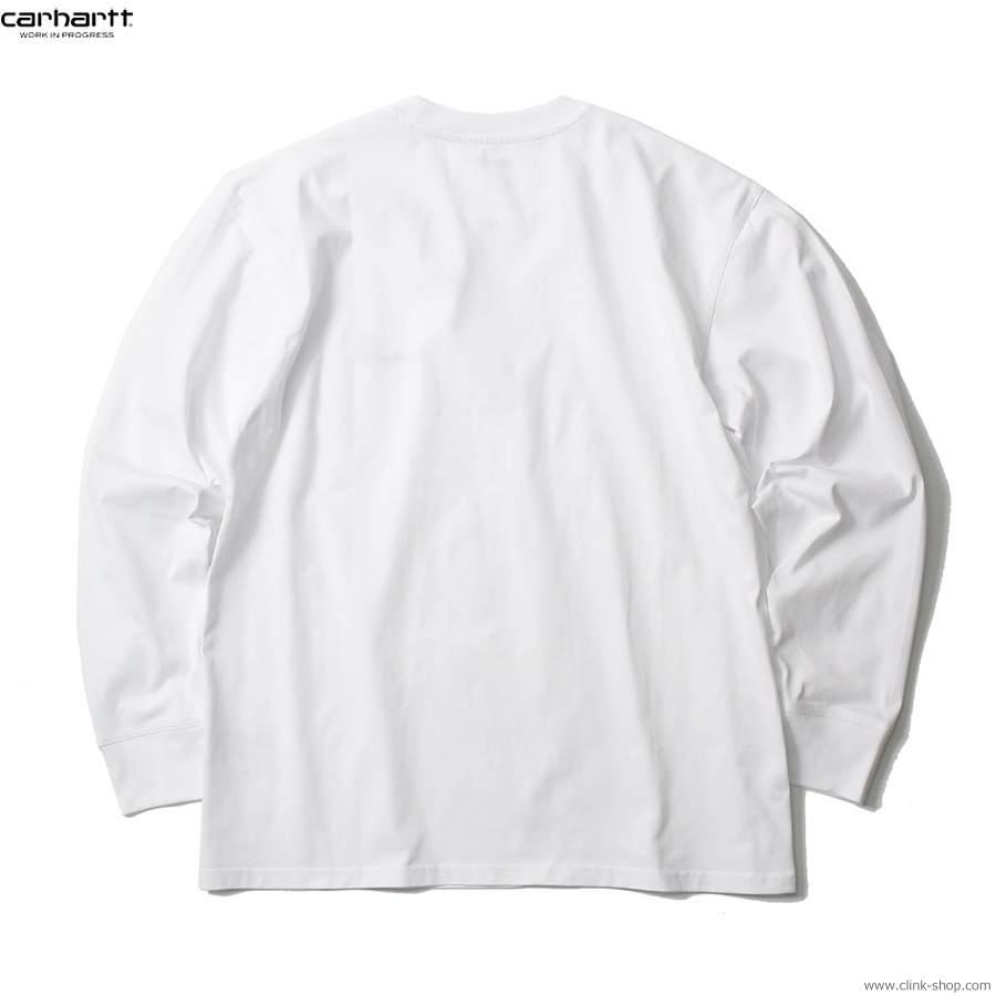 CARHARTT WIP L/S AMERICAN SCRIPT T-SHIRT (WHITE)
