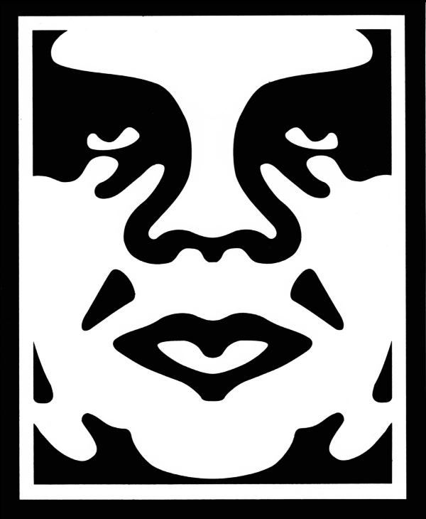 OBEY STICKER PACK (A) -ANDRE FACE-
