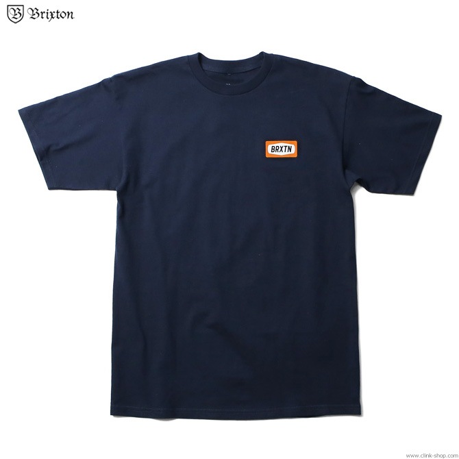 BRIXTON ROCKFORD S/S STANDARD TEE (NAVY)