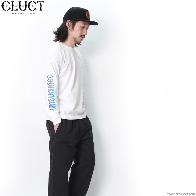 CLUCT UNCHAINED GRADATION L/S TEE (WHITE) #02995
