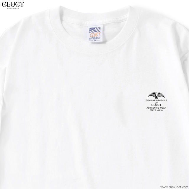 CLUCT UNCHAINED GRADATION L/S TEE (WHITE) #02995