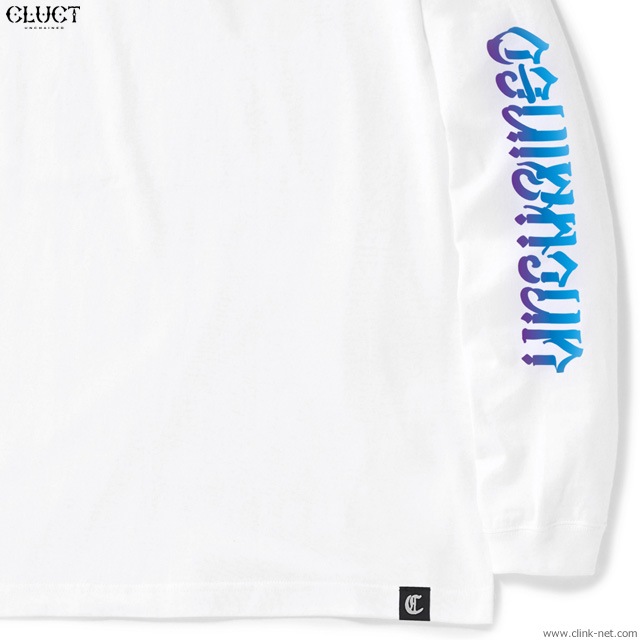 CLUCT UNCHAINED GRADATION L/S TEE (WHITE) #02995