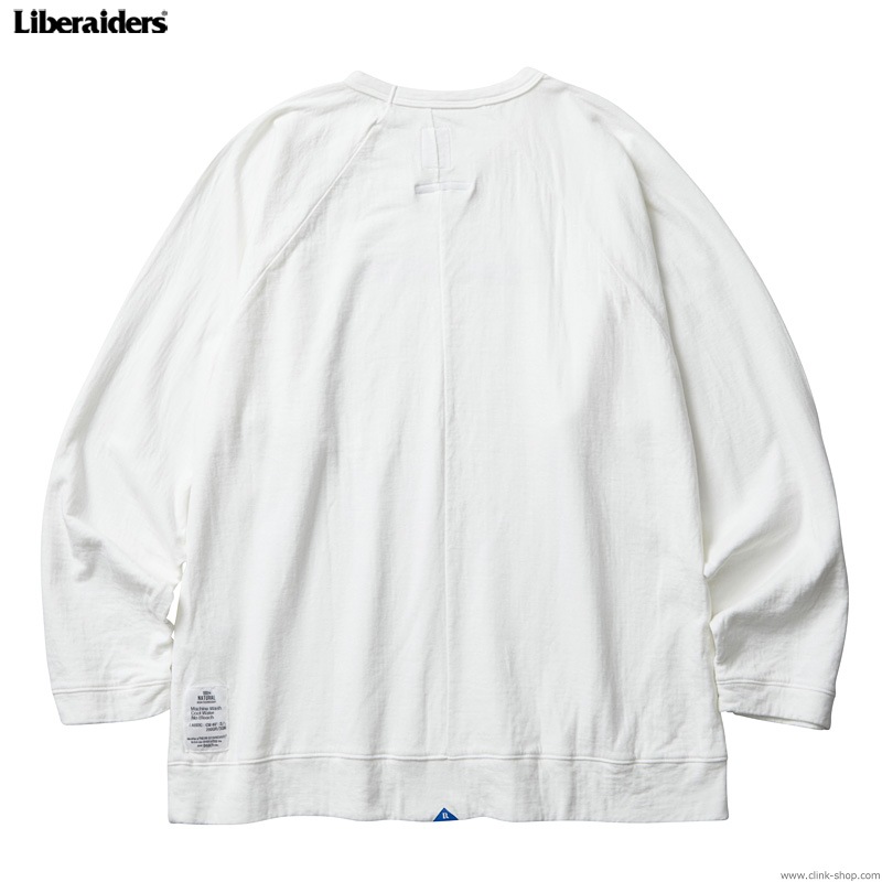 LIBERAIDERS 2LAYER CREWNECK (WHITE) #75305