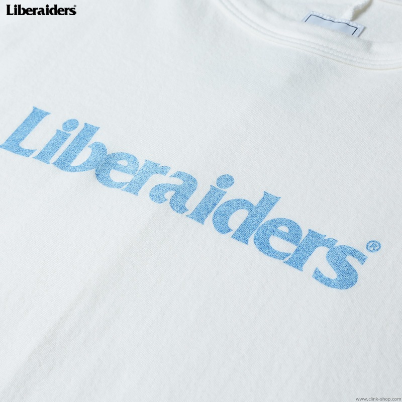 LIBERAIDERS 2LAYER CREWNECK (WHITE) #75305