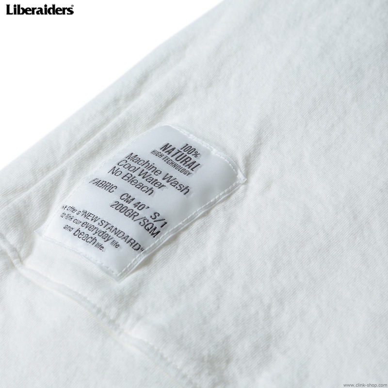 LIBERAIDERS 2LAYER CREWNECK (WHITE) #75305