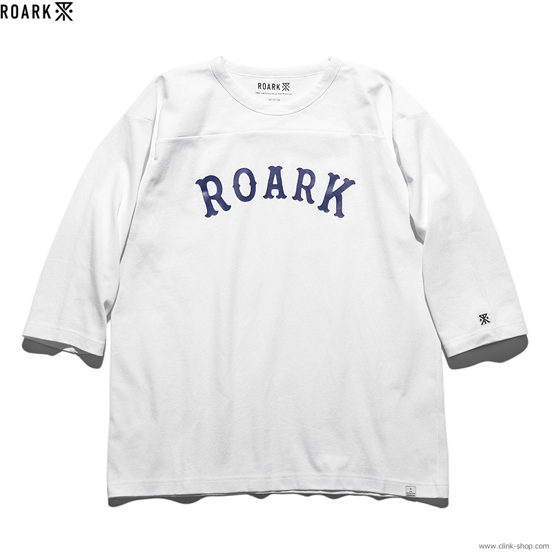 ROARK ��MEDIEVAL LOGO�� 3/4 SLEEVE TEE (WHITE)
