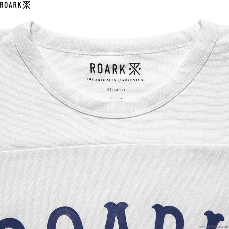 ROARK ��MEDIEVAL LOGO�� 3/4 SLEEVE TEE (WHITE)