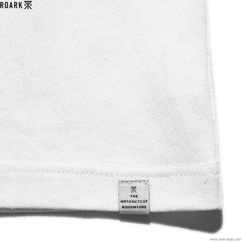 ROARK ��MEDIEVAL LOGO�� 3/4 SLEEVE TEE (WHITE)