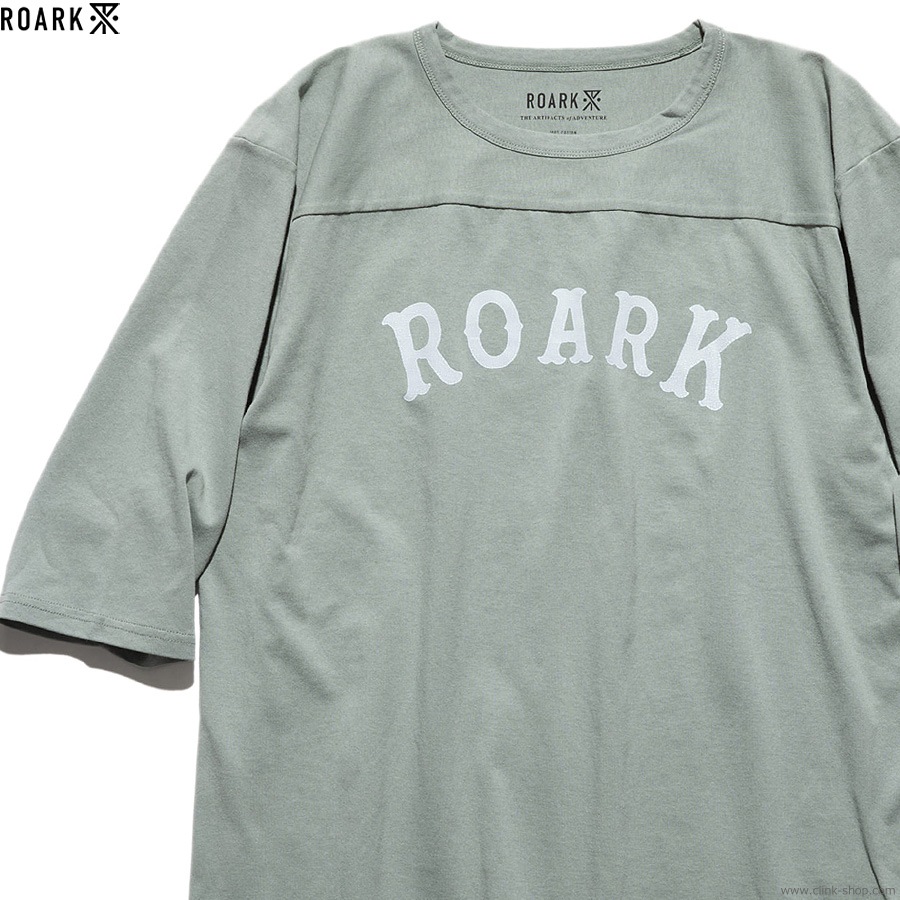ROARK "MEDIEVAL LOGO" 3/4 SLEEVE TEE (SLATE BLUE)