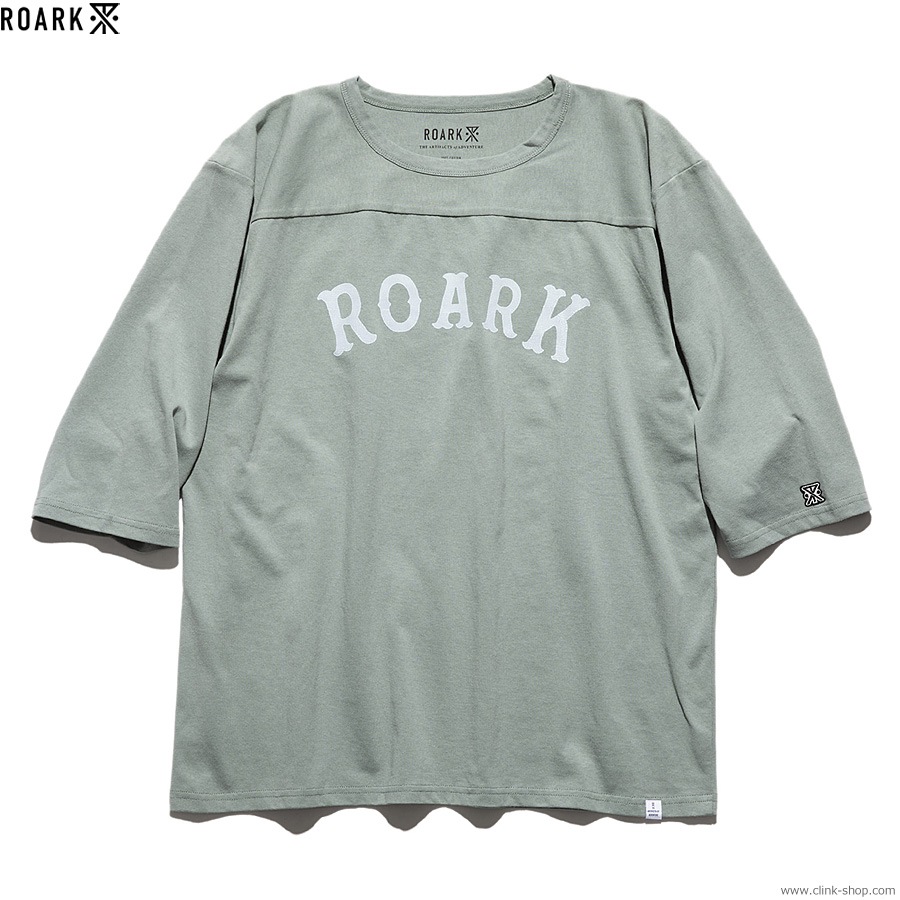 ROARK "MEDIEVAL LOGO" 3/4 SLEEVE TEE (SLATE BLUE)