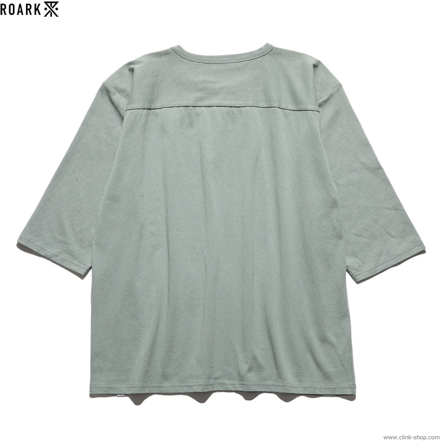 ROARK "MEDIEVAL LOGO" 3/4 SLEEVE TEE (SLATE BLUE)