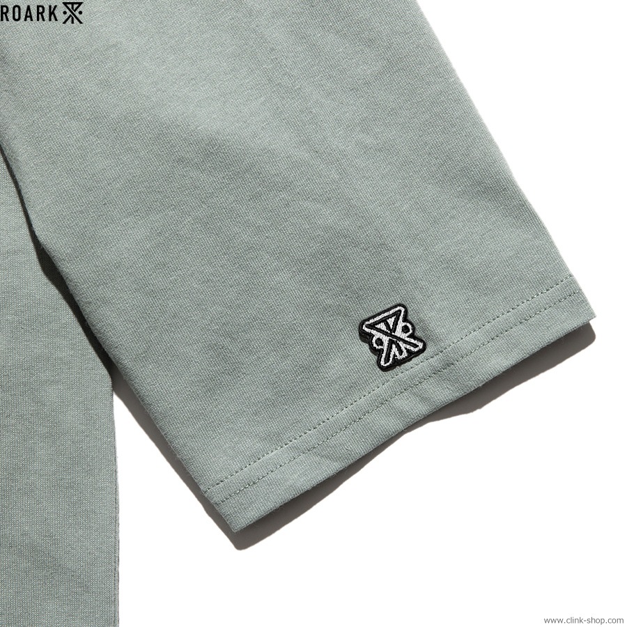 ROARK "MEDIEVAL LOGO" 3/4 SLEEVE TEE (SLATE BLUE)