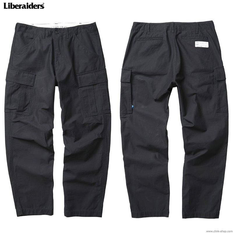 LIBERAIDERS 6 POCKET ARMY PANTS (BLACK) #75701