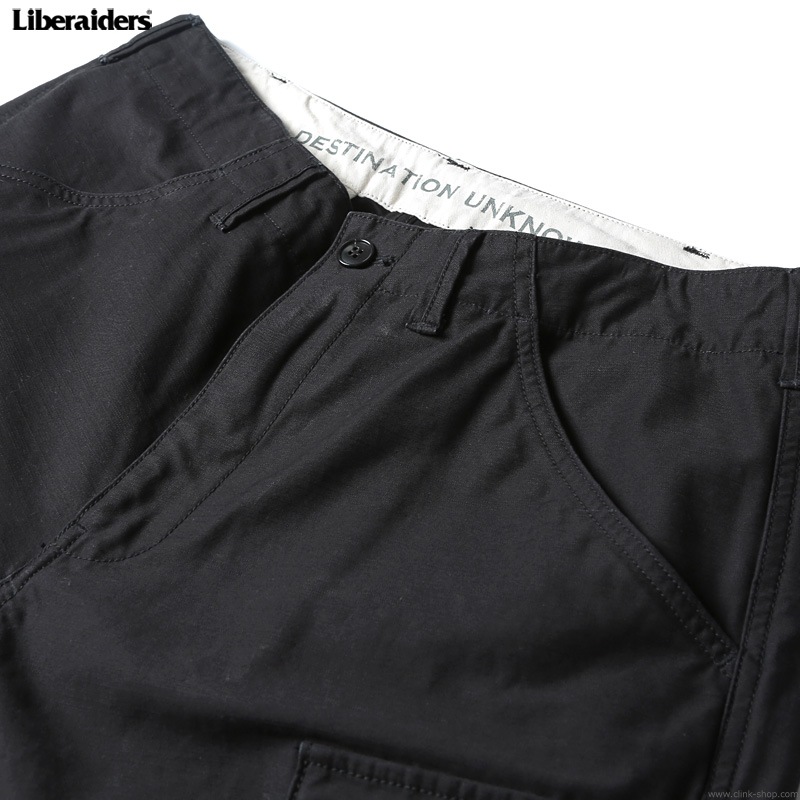 LIBERAIDERS 6 POCKET ARMY PANTS (BLACK) #75701