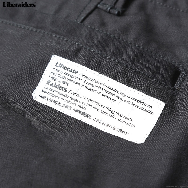 LIBERAIDERS 6 POCKET ARMY PANTS (BLACK) #75701