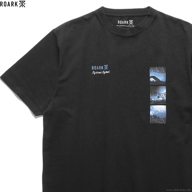 ROARK "TRIPLONGER" 9.3oz H/W TEE (BLACK)