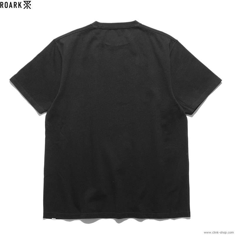 ROARK "TRIPLONGER" 9.3oz H/W TEE (BLACK)