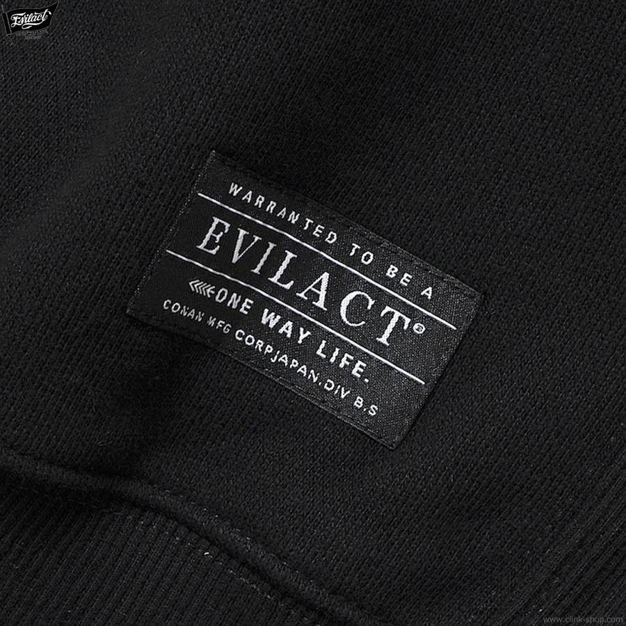 EVILACT HEAVY CREW (BLACK) [EA24-ACT2-T02]