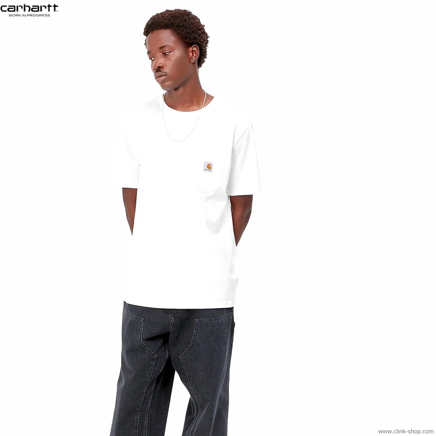 CARHARTT WIP S/S POCKET T-SHIRT (WHITE)