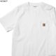 CARHARTT WIP S/S POCKET T-SHIRT (WHITE)