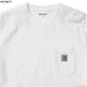 CARHARTT WIP S/S POCKET T-SHIRT (WHITE)
