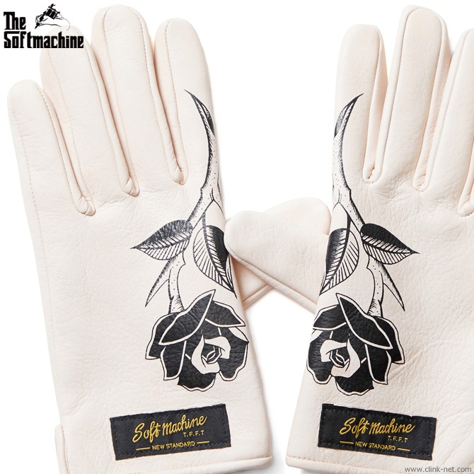 CLINK｜SOFTMACHINE ROSES GLOVE (BEIGE)｜東京・吉祥寺｜SOFTMACHINE
