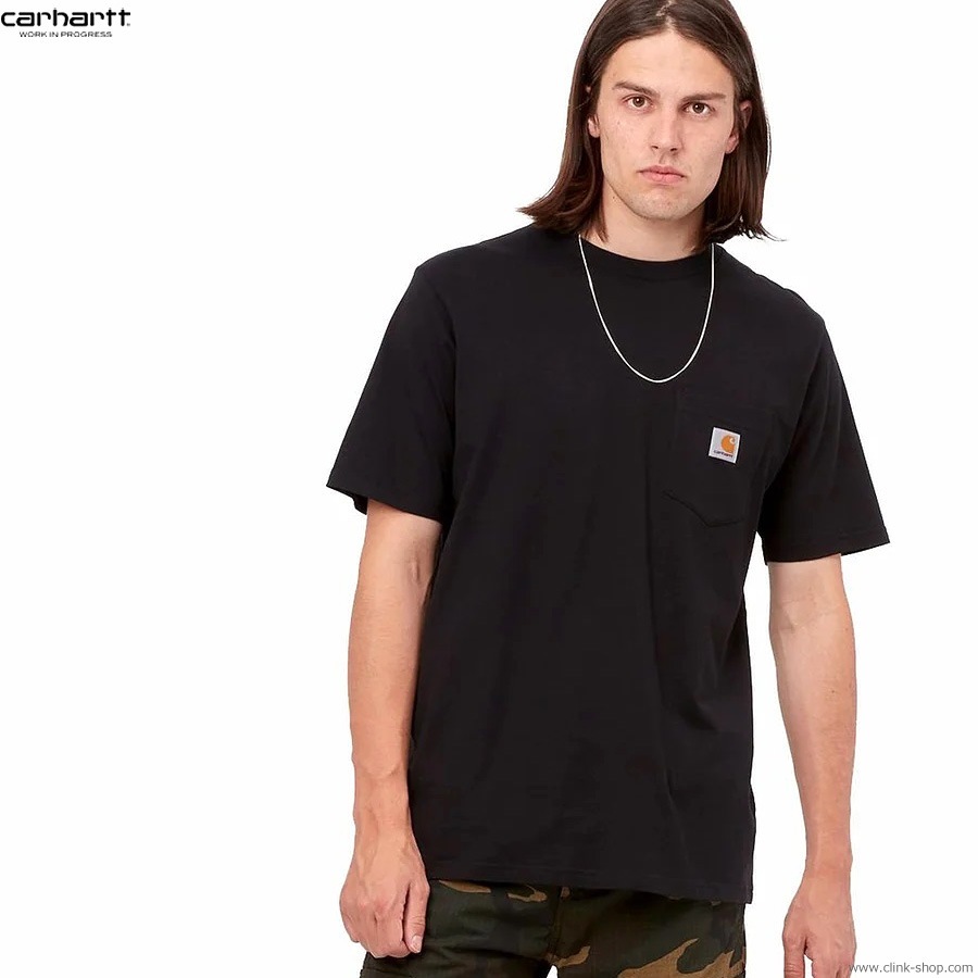CARHARTT WIP S/S POCKET T-SHIRT (BLACK)