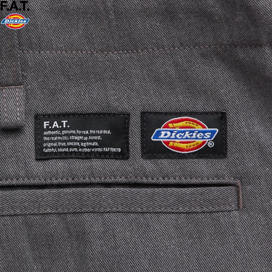 F.A.T. �� Dickies "BIGGIES" (GRAY) [F32520-PN10]