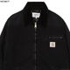CARHARTT WIP OG DETROIT JACKET - Black / Black (stone canvas)