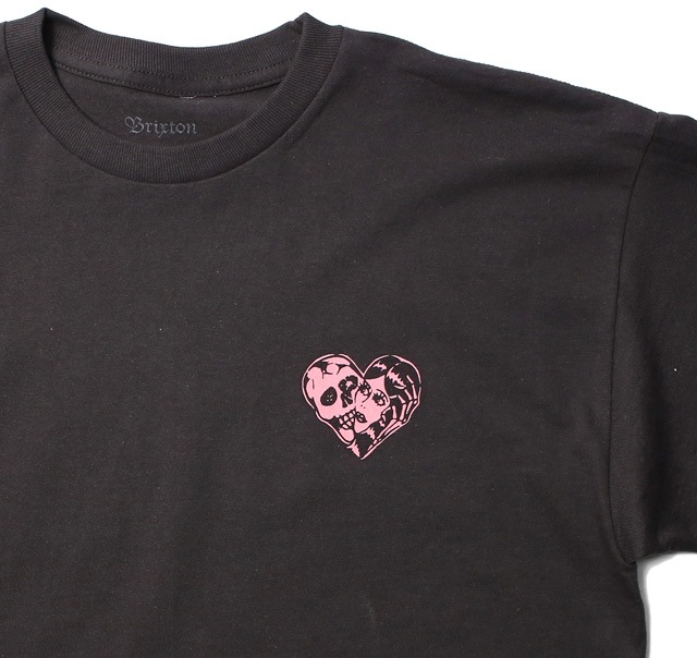 BRIXTON MUERTE S/S STANDARD TEE (WASHED BLACK)