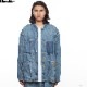 LIBERAIDERS PAINT SPLATTER DENIM COVERALL (INDIGO) #72010