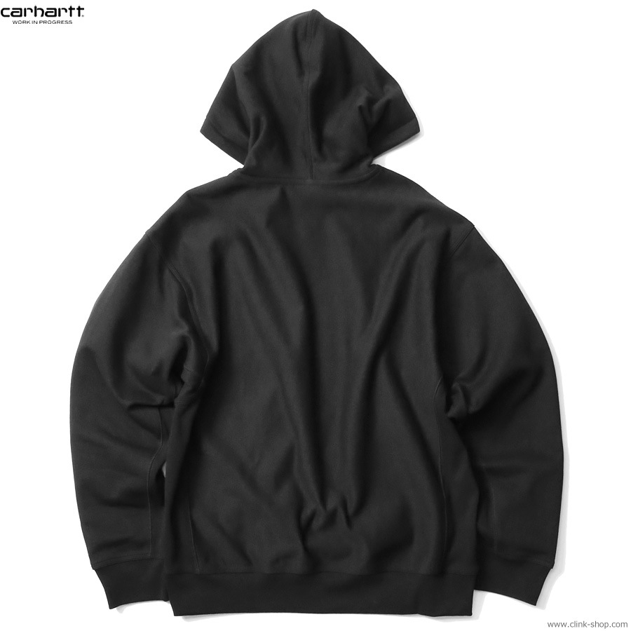 CLINK｜CARHARTT WIP HOODED AMERICAN SCRIPT SWEATSHIRT (BLACK