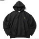 CARHARTT WIP HOODED AMERICAN SCRIPT SWEATSHIRT (BLACK)