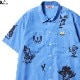 SOFTMACHINE SCRAWL SHIRTS S/S (BLUE)