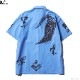 SOFTMACHINE SCRAWL SHIRTS S/S (BLUE)