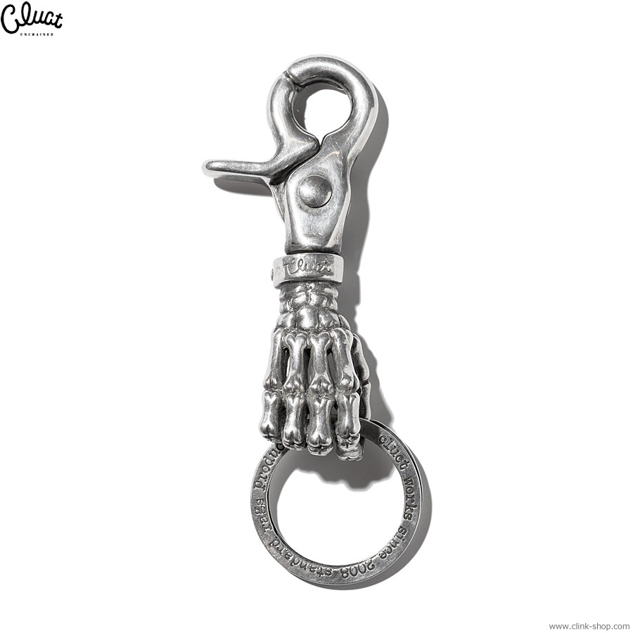 CLUCT LUCK KEY RING (SILVER) #04953
