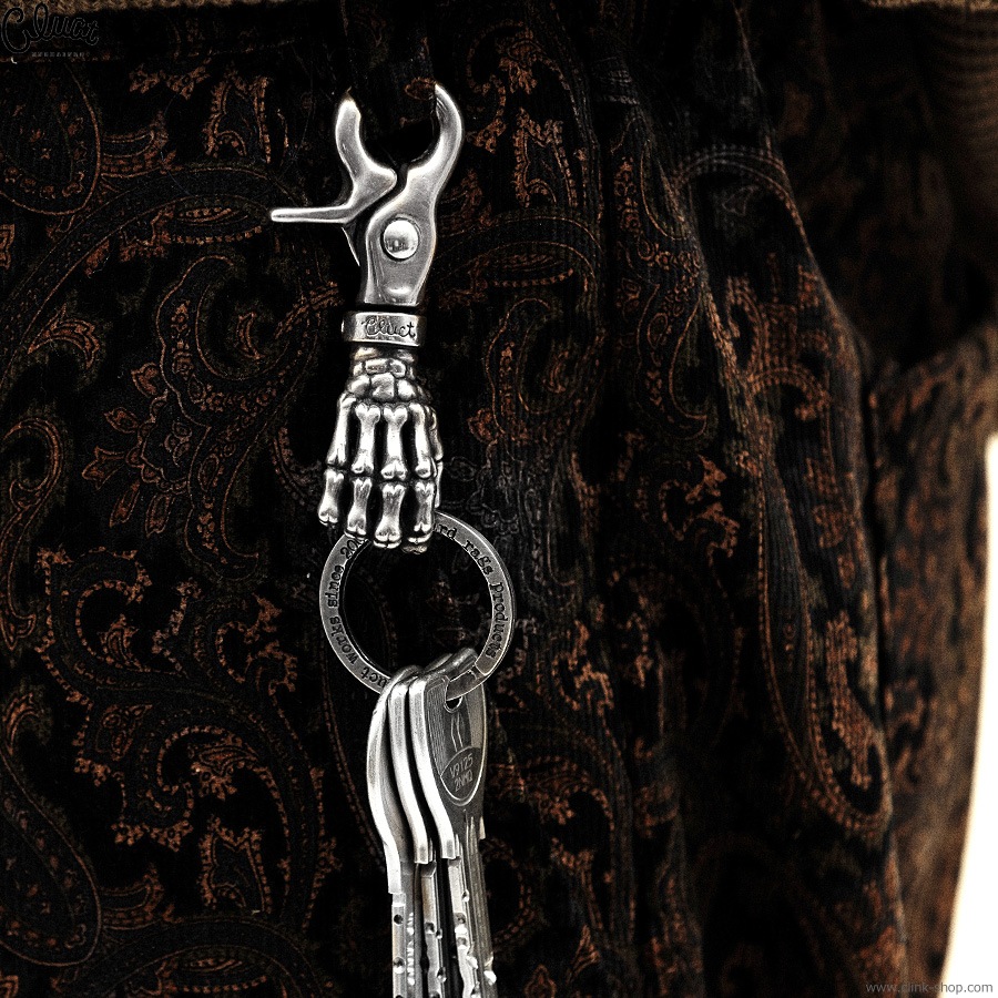 CLUCT LUCK KEY RING (SILVER) #04953