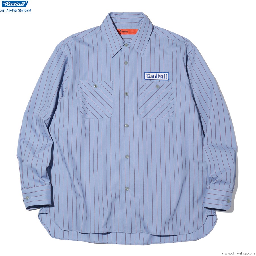 SALE 20��OFF RADIALL VOX - REGULAR COLLARED SHIRT L/S (SAXE BLUE) [RAD-25MW-SH001]