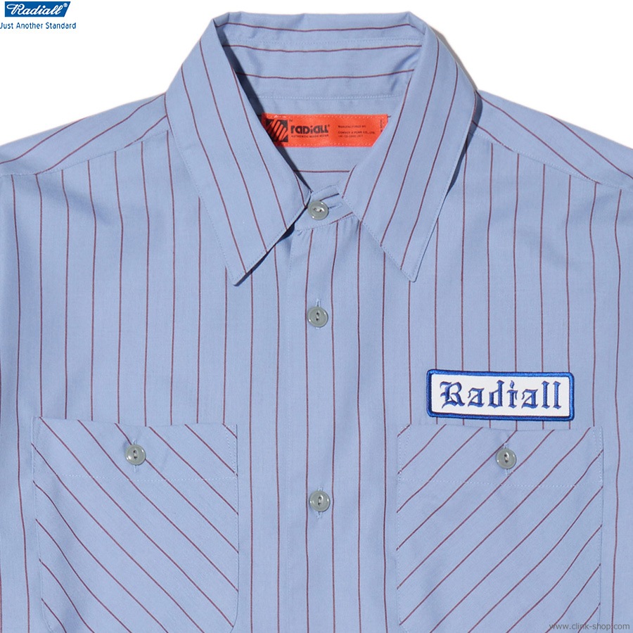 SALE 20��OFF RADIALL VOX - REGULAR COLLARED SHIRT L/S (SAXE BLUE) [RAD-25MW-SH001]