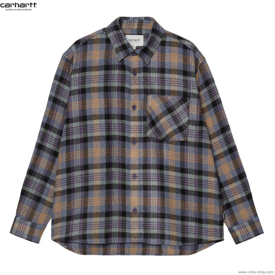 CARHARTT WIP L/S DERN SHIRT (DERN CHECK LAKERS)