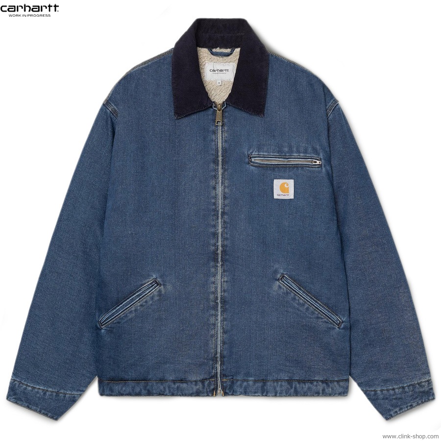 CARHARTT WIP OG DETROIT JACKET - Blue / Dark Navy (stone washed)