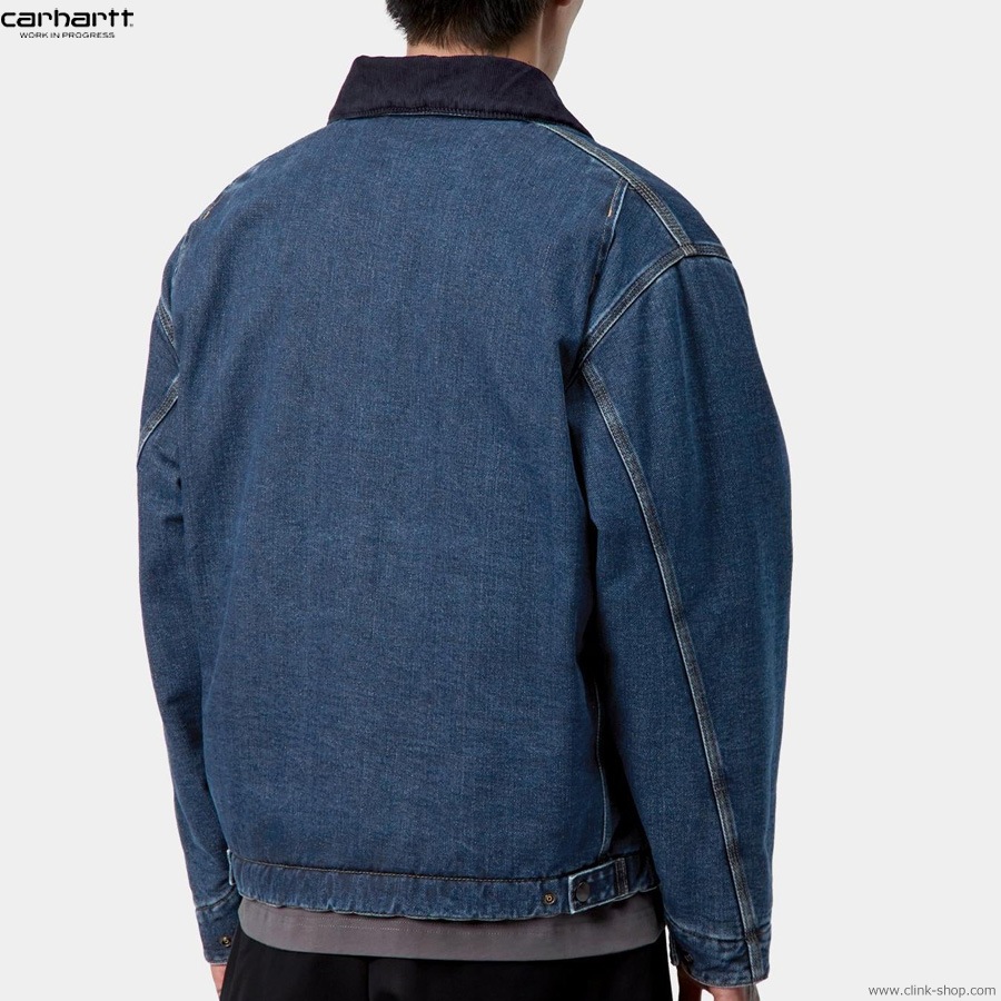 CARHARTT WIP OG DETROIT JACKET - Blue / Dark Navy (stone washed)