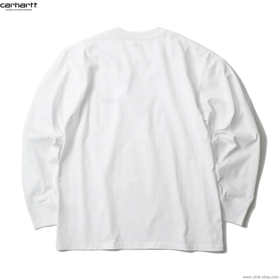 CARHARTT WIP L/S CHASE T-SHIRT (WHITE/GOLD)