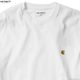 CARHARTT WIP L/S CHASE T-SHIRT (WHITE/GOLD)