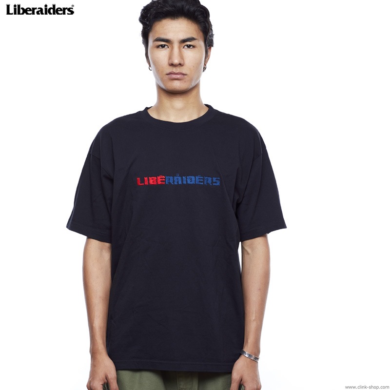 LIBERAIDERS EMBROIDERY TEE (BLACK) #75603
