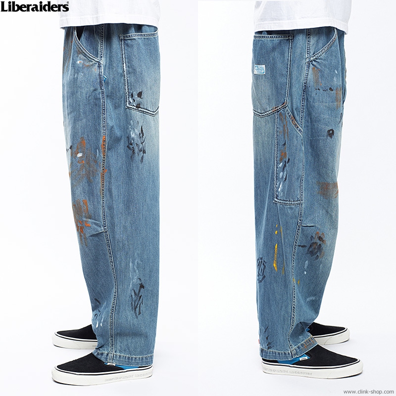 パンツ liberaiders indigo 30 CLINK｜LIBERAIDERS DENIM PAINTER SARROUEL PANTS (INDIGO
