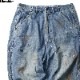 LIBERAIDERS DENIM PAINTER SARROUEL PANTS (INDIGO) #72702