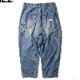 LIBERAIDERS DENIM PAINTER SARROUEL PANTS (INDIGO) #72702